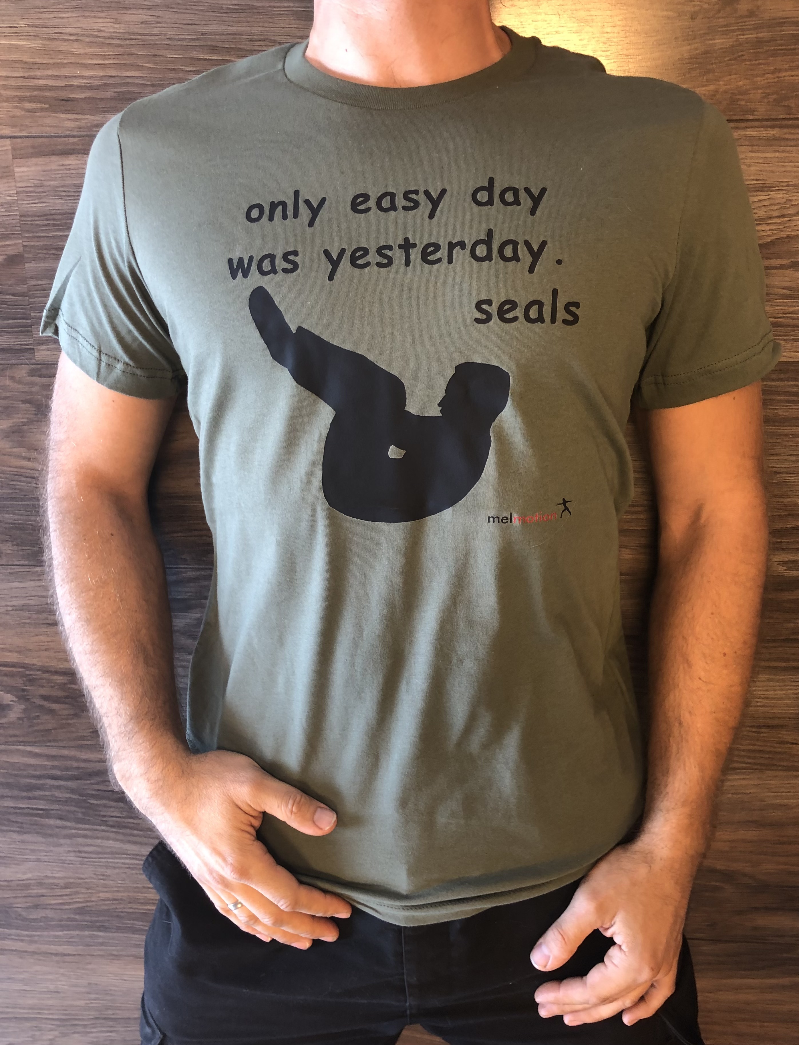 Pilates Shirt seals Männer (M)
