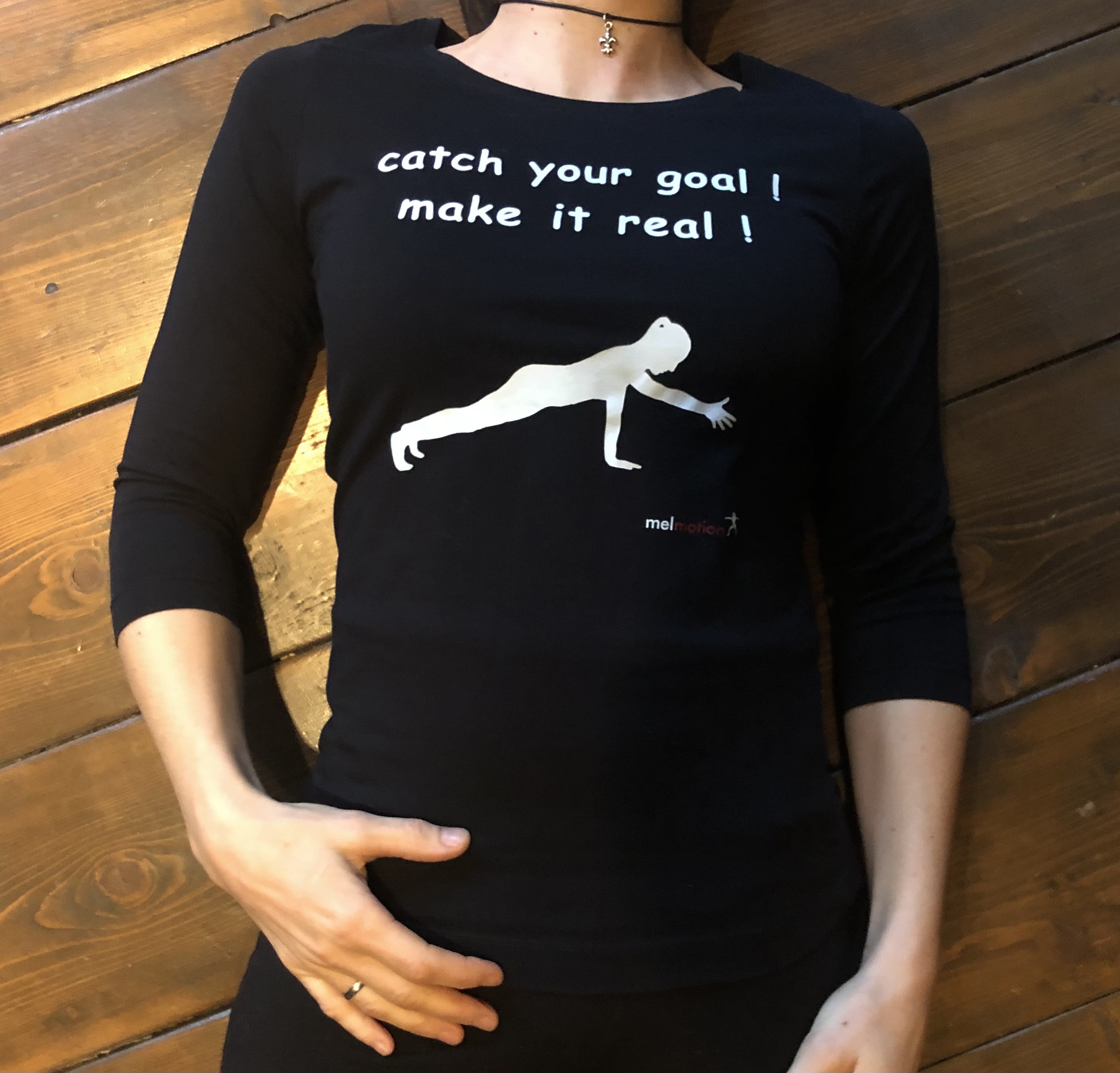 Pilates Shirt catch your goal 3/4 Sleeve (S) 